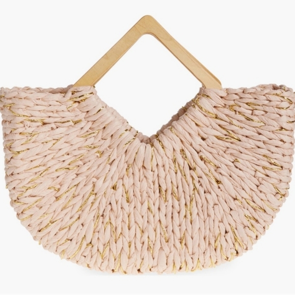 Urban Expressions Straw Tote Bag - Picture 2 of 7